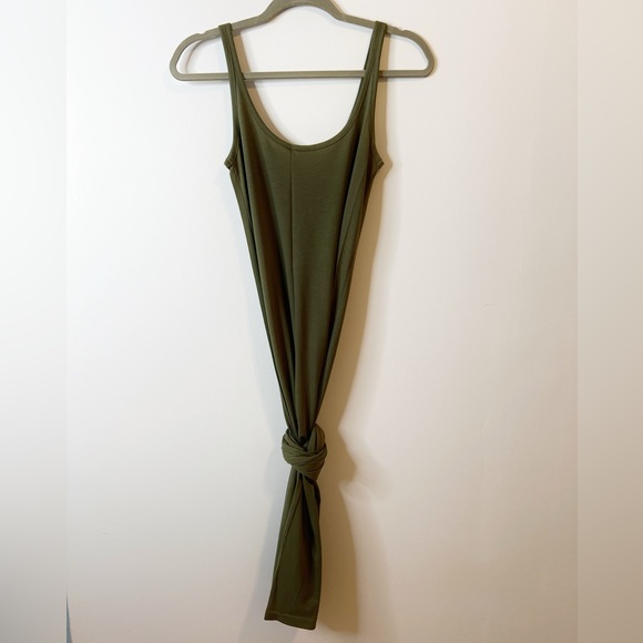Vero Moda | Army Green Long Dress - Picture 3 of 3